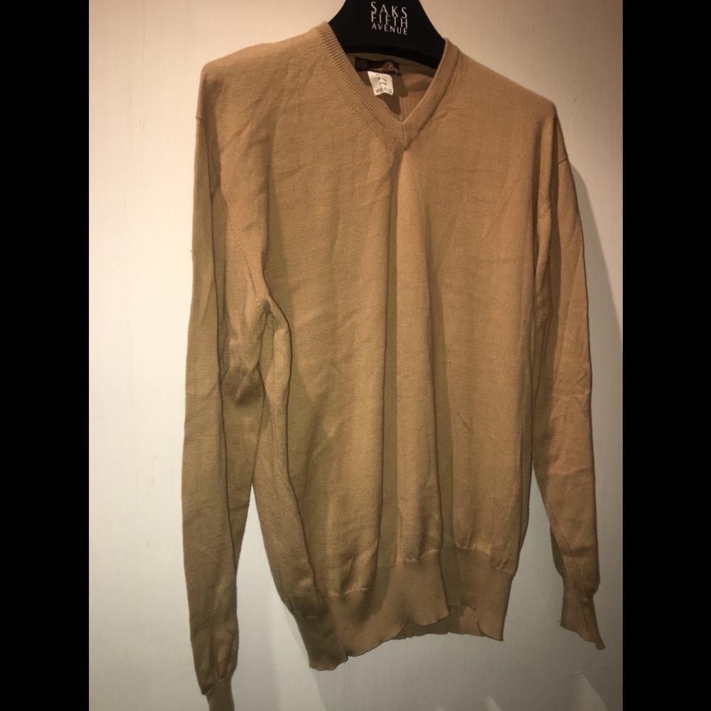 Loro Piana Slim-Fit Cotton Sweater Size 48 IT